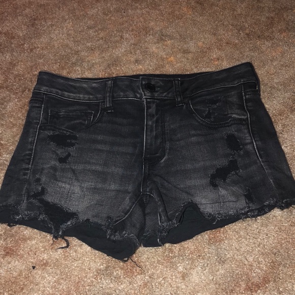 American Eagle Outfitters Pants - High waisted distressed shorts